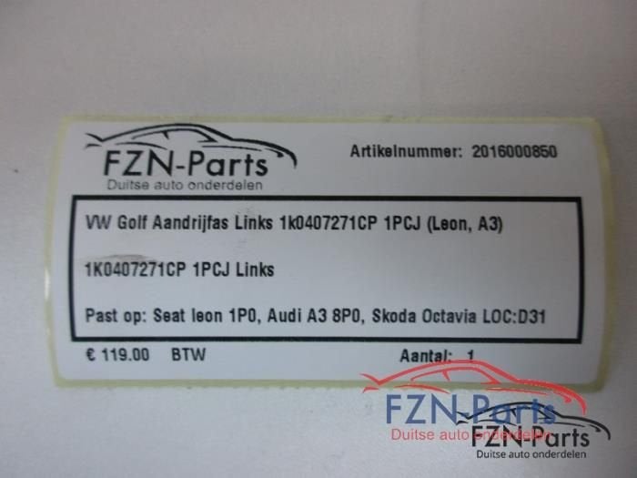 VW Golf 6 Aandrijfas Links, Auto-onderdelen, Ophalen of Verzenden, Gebruikt