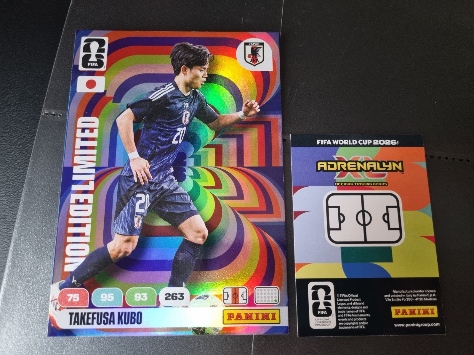 Panini Adrenalyn xl Fifa World Cup 2026 XXL Limited Kubo, Ophalen of Verzenden, Zo goed als nieuw, Plaatje