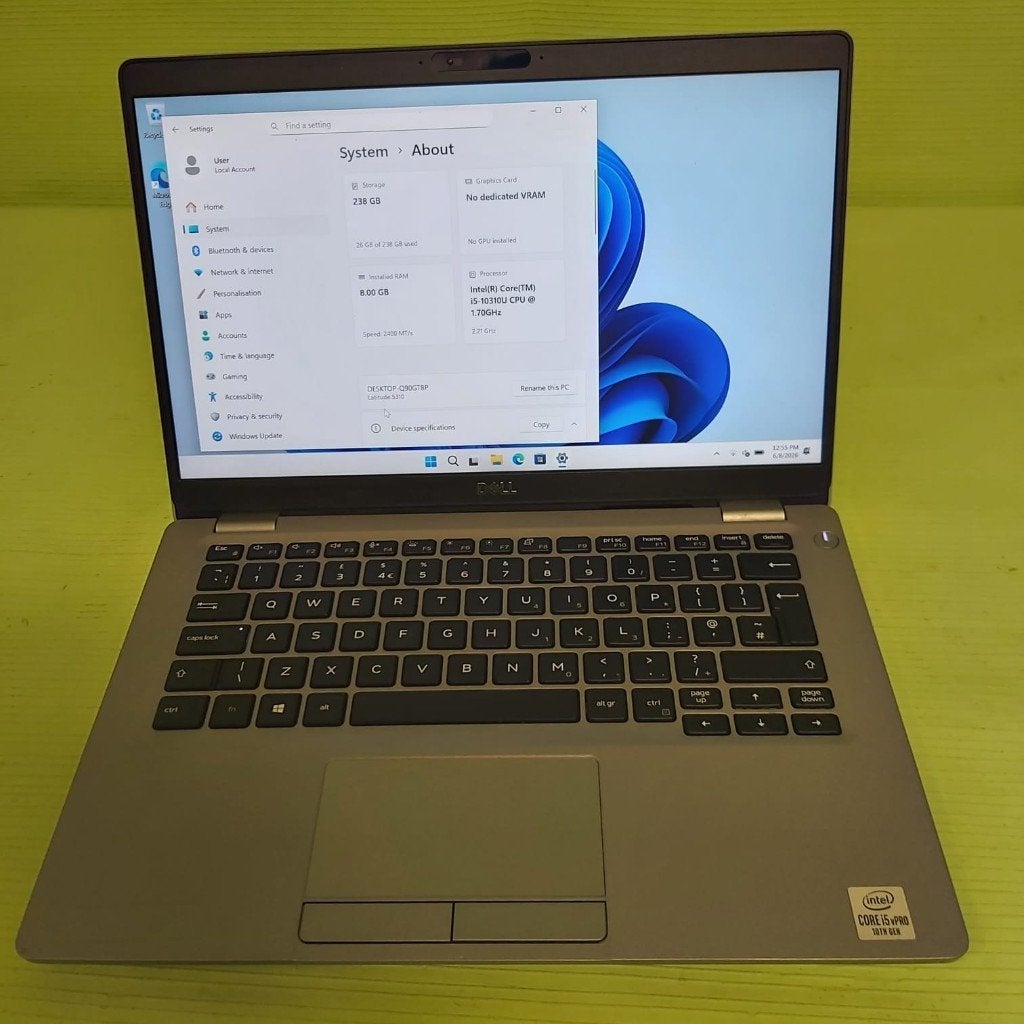 Dell Latitude 5320 i5-1135G7 8GB 256GB SSD 13.3 inch Full HD, Ophalen of Verzenden, Zo goed als nieuw