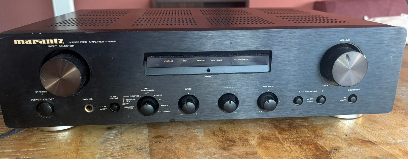 Marantz PM4001 geïntegreerde verstekerker (ongetest), Ophalen, Gebruikt, Marantz
