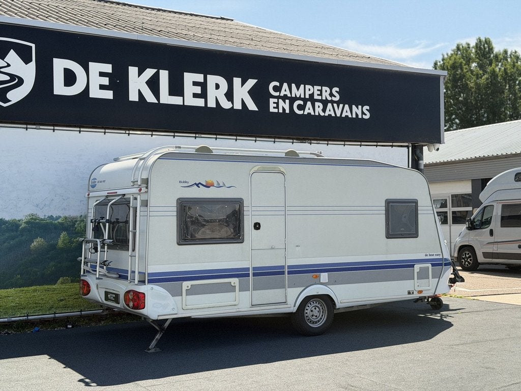 Hobby 460 UFE (bj 2003), Caravans en Kamperen, Hobby, Schokbreker, Bedrijf, Info@deklerkcaravans.nl