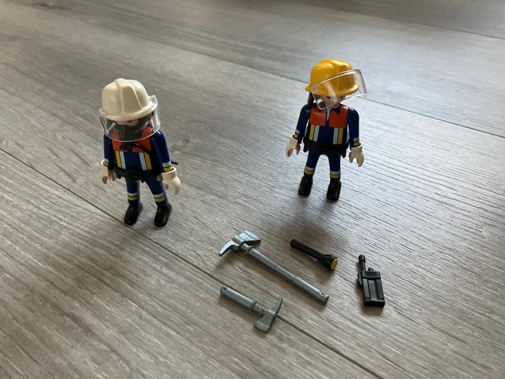 Playmobil 4194 duopack brandweer, Kinderen en Baby's, Speelgoed | Playmobil, Ophalen of Verzenden, Gebruikt