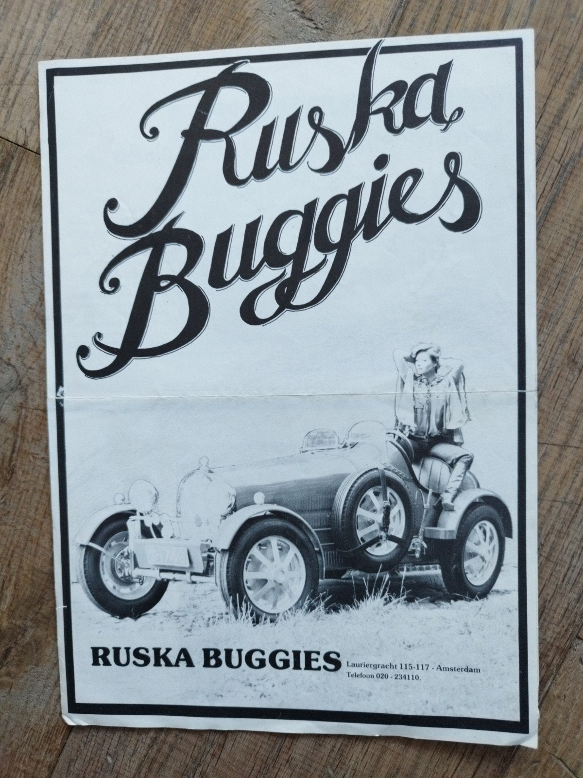 Ruska Buggies brochure uit 1970 - 4 pagina's, Ophalen of Verzenden, Gelezen, Ruska buggy
