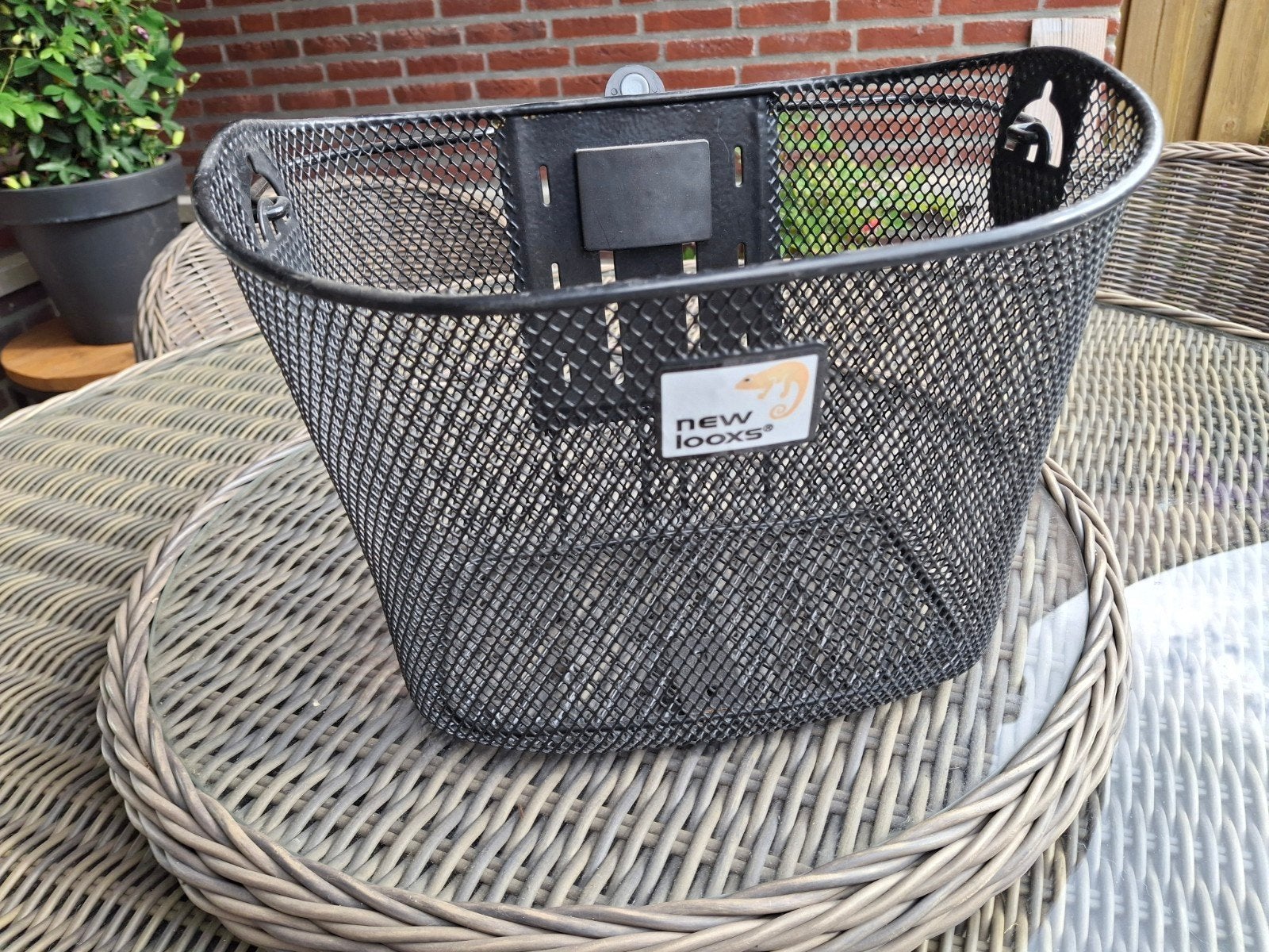 Fietsmand zgan, New Looxs, Stuurbevestiging, Ophalen of Verzenden, Zo goed als nieuw
