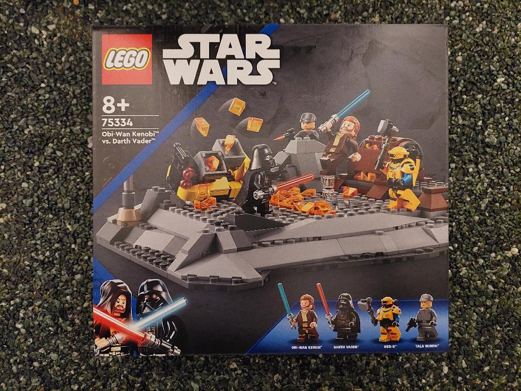 Lego Star Wars 75334 Obi-Wan Kenobi vs. Darth Vader nieuw, Lego, Lego, Nieuw, Ophalen of Verzenden