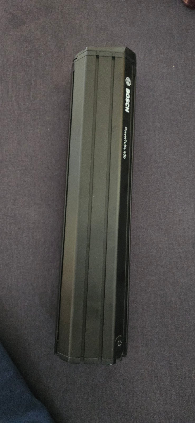 Bosch PowerTube 400 accu - verticaal Zo goed als nieuw, Ophalen, Zo goed als nieuw
