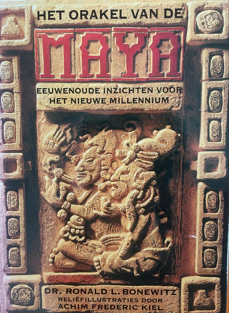 Het Orakel van de Maya - Boek en orakelkaarten deck, Ophalen of Verzenden, Zo goed als nieuw, Tarot of Kaarten leggen, Instructieboek