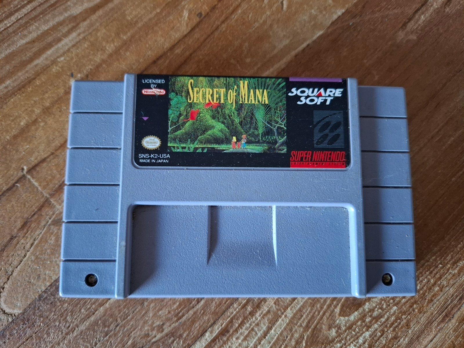 Secret of Mana Super Nintendo (SNES) Game Cartridge, Spelcomputers en Games, Games | Nintendo Super NES, Gebruikt, Ophalen of Verzenden