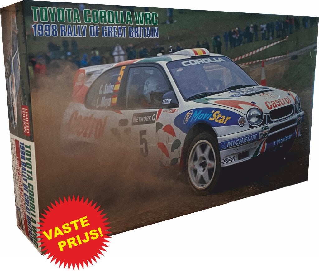 Toyota Corolla WRC 1998 Great Britain (Hasegawa 20438) 1/24, Overige merken, Auto, Groter dan 1:32, Nieuw