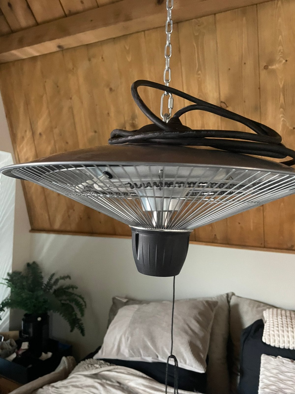 Camping/tent/Terras heater, Ophalen of Verzenden, Zo goed als nieuw, Elektrisch