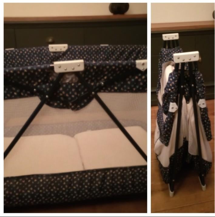 Campingbed met matras, plat opvouwbaar, Ophalen, Overige typen