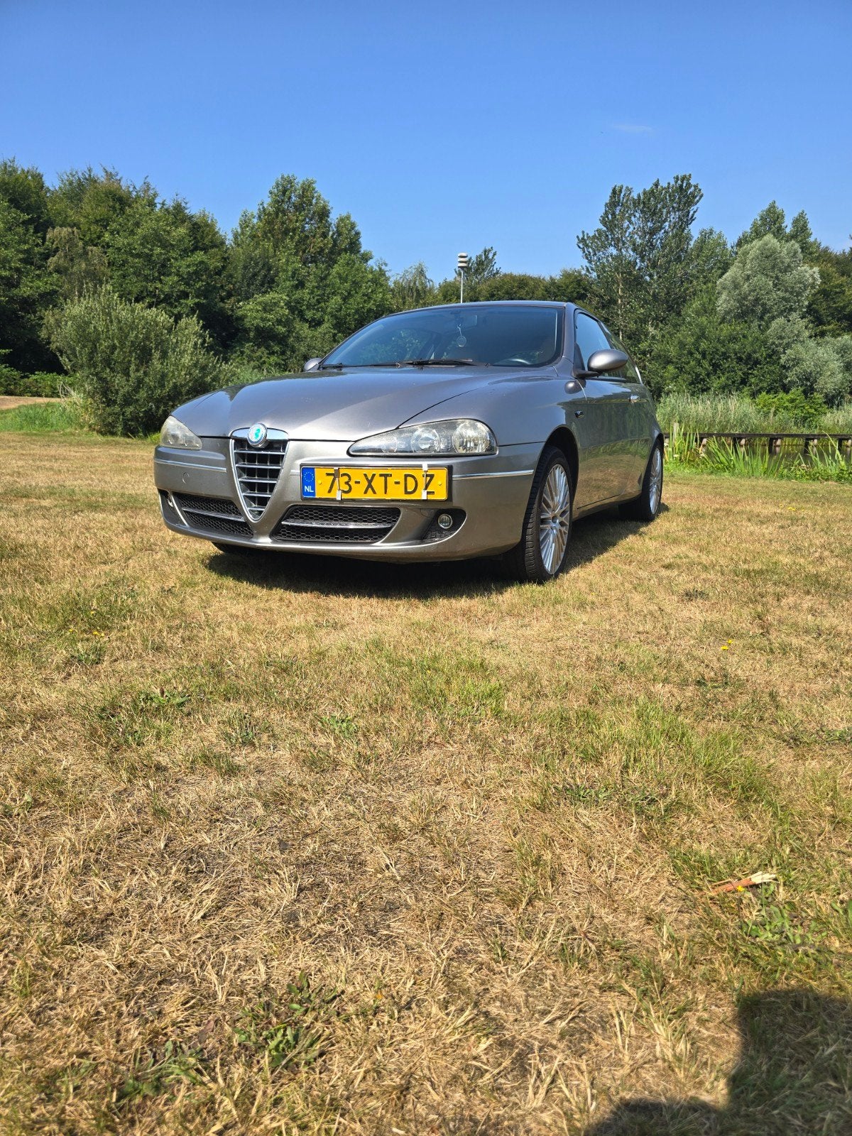 Alfa Romeo 147 1.6 T.spark 16V 88KW 3DR 2007 Grijs, Auto's, Alfa Romeo, Voorwielaandrijving, 4 cilinders, 400 kg, Origineel Nederlands
