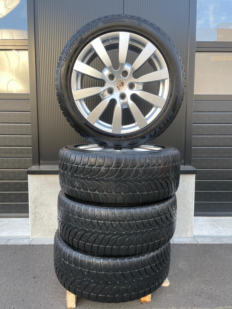 Porsche Cayenne winterset 275/45R20 banden met velg + velgen, Auto-onderdelen, Banden en Velgen, Ophalen, Gebruikt, 275 mm, Banden en Velgen