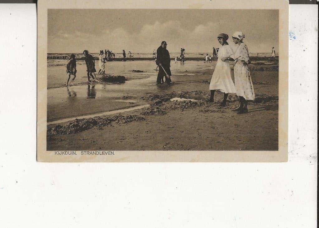 Kijkduin Strandleven  J C Dam, Ophalen of Verzenden, 1920 tot 1940, Ongelopen, Zuid-Holland