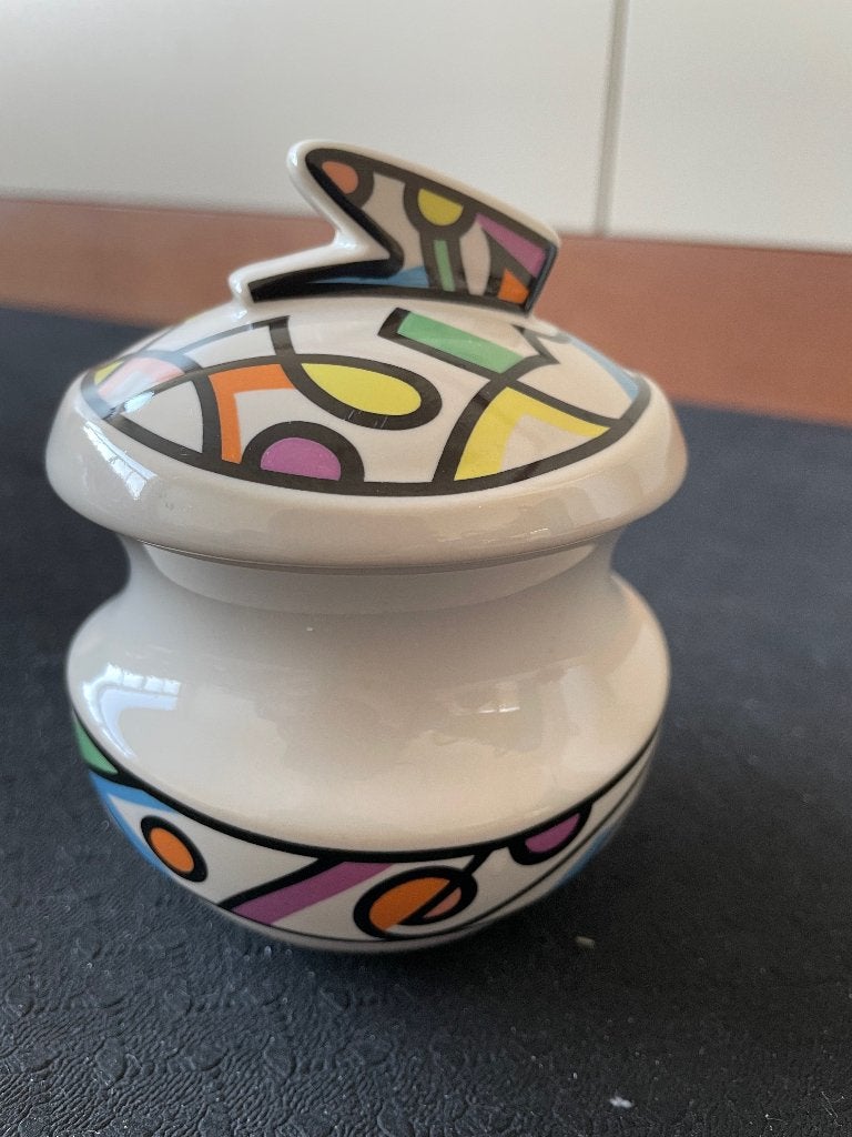 Rosenthal suikerpot – ontwerp Dorothy Hafner, Ophalen