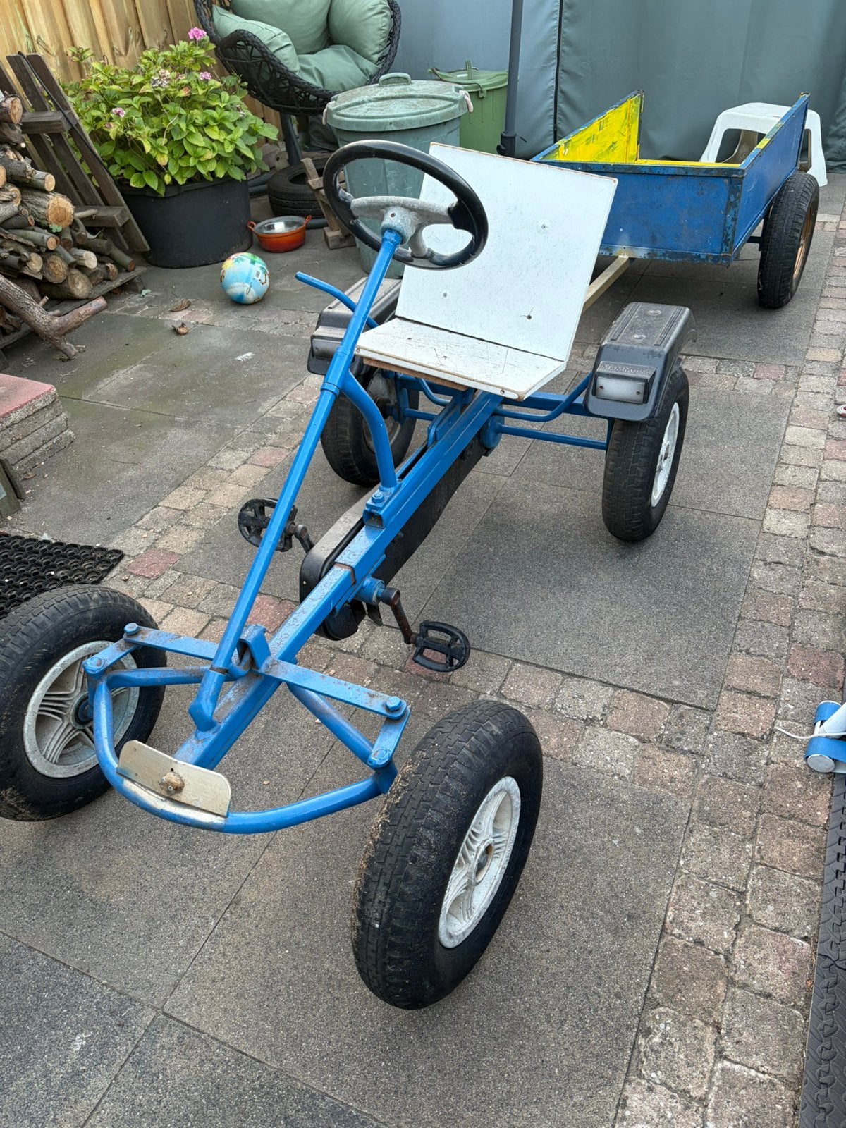 Mammoet skelter, Ophalen, Gebruikt, Mammoet, Met kar of aanhanger