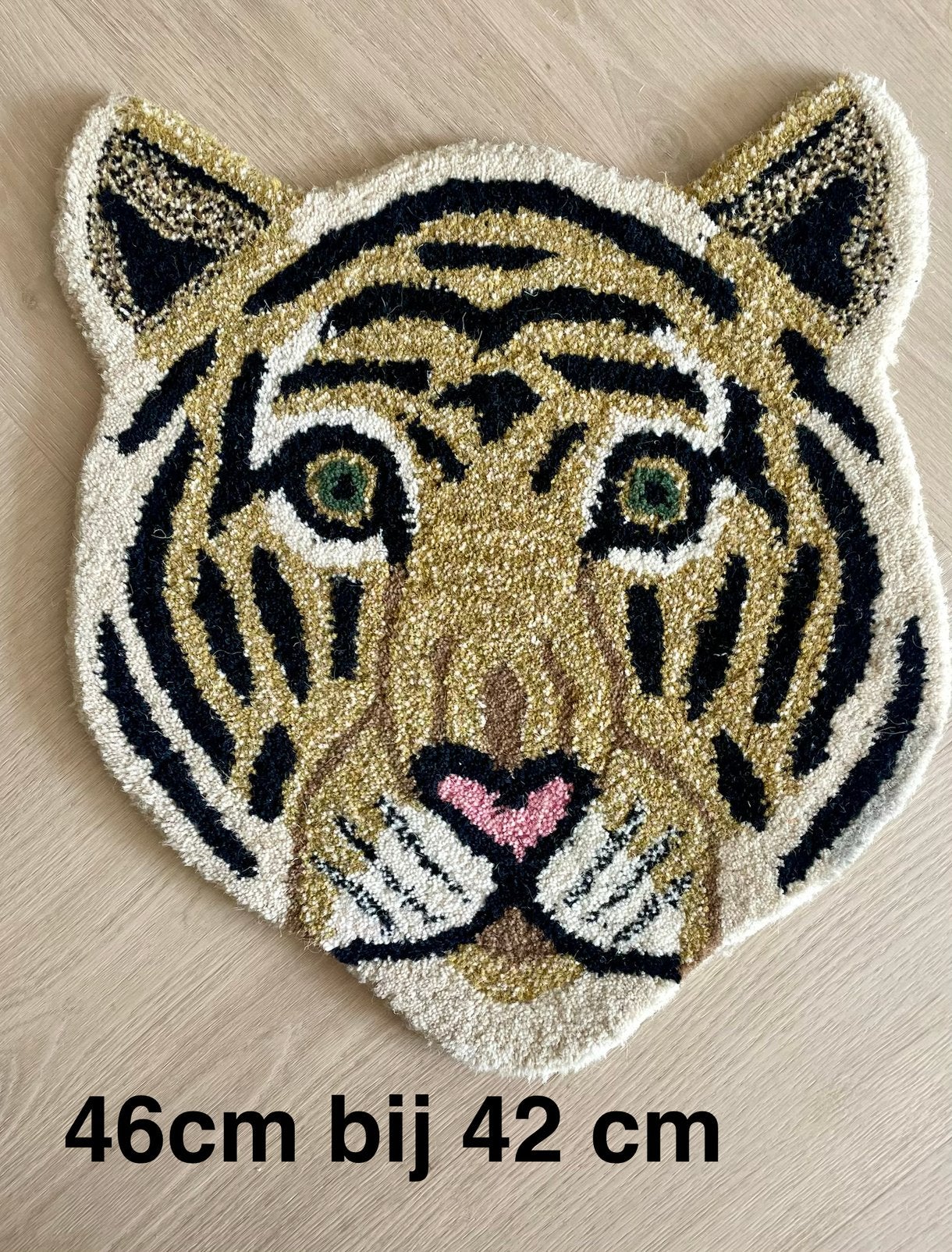 Cloudy Tiger Head voetenkleed Doing Goods tijger dierenkop, Minder dan 50 cm, Rond, Nieuw, Minder dan 50 cm