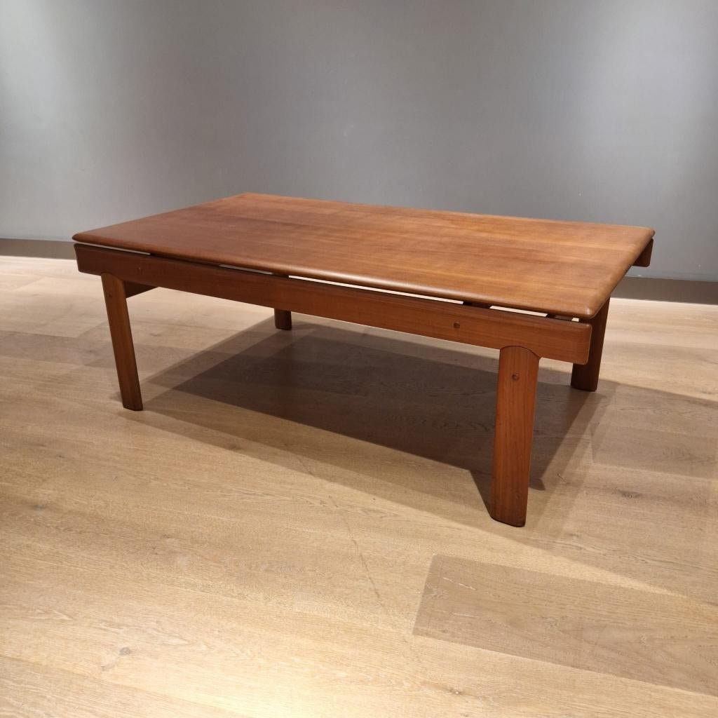 Vintage salontafel voor Bramin, 60s, Gebruikt, 50 tot 100 cm, 100 tot 150 cm, Teakhout