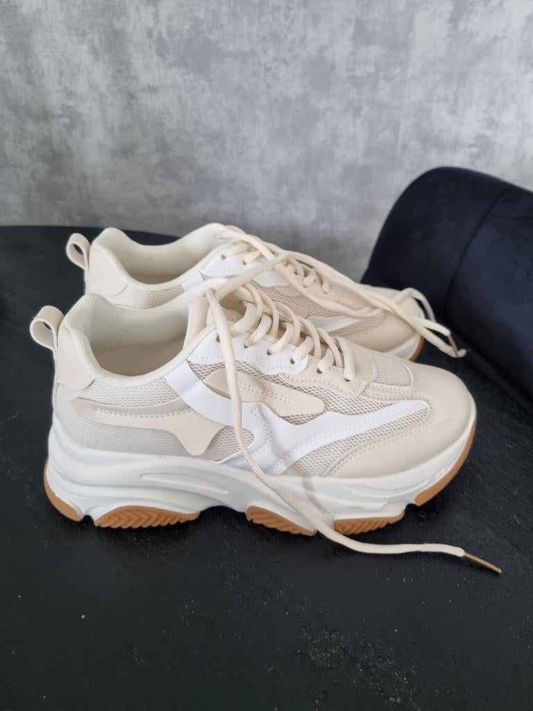Sneakers chunky, Ophalen, Beige, Nieuw, Sneakers of Gympen