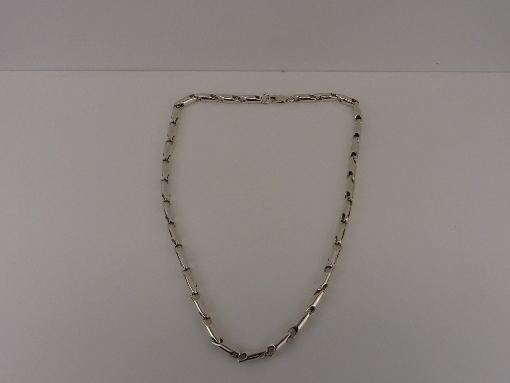 Zilveren collier                                        Z107, Sieraden, Tassen en Uiterlijk, Kettingen, Gebruikt, ., Ophalen of Verzenden