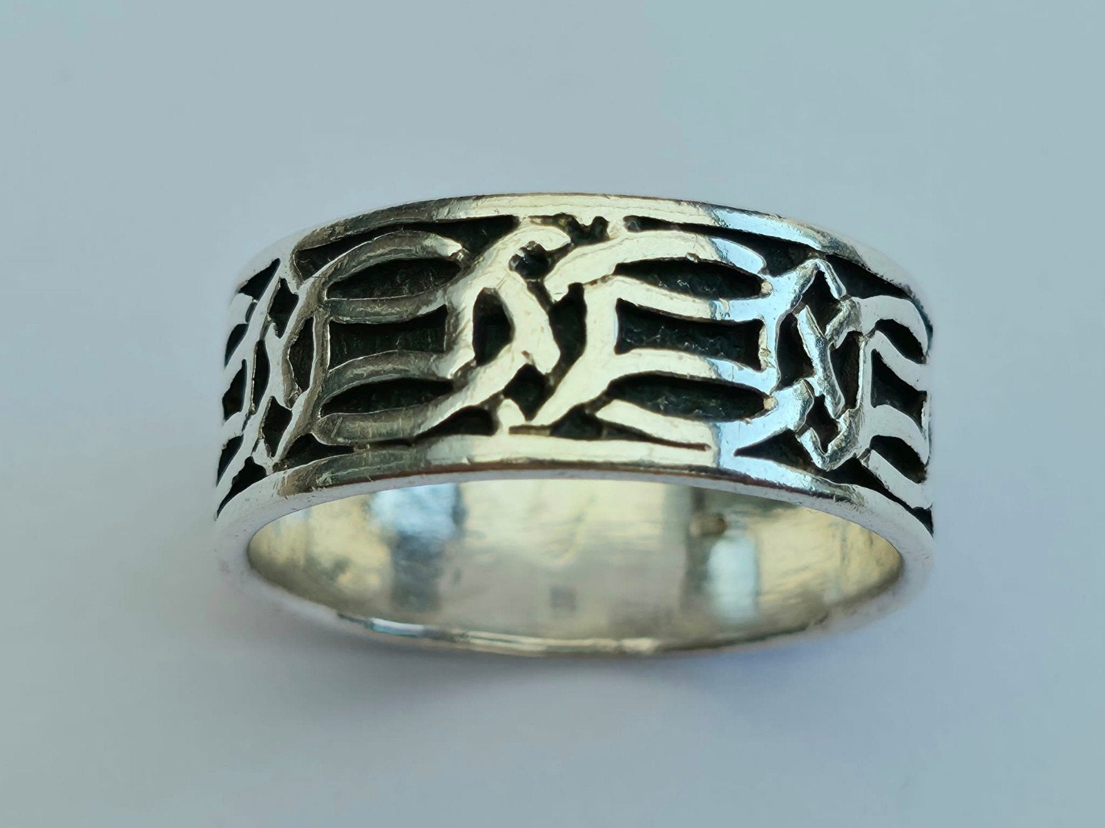 Zilveren Ring Tribel, Verzenden, ., ., .
