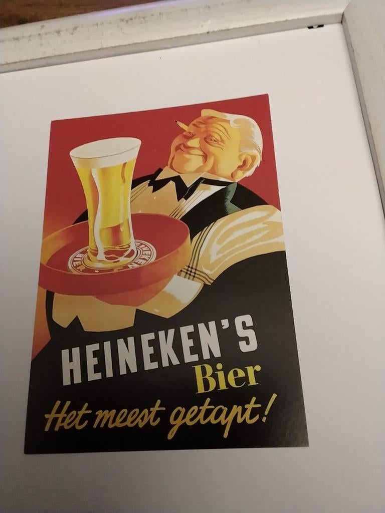 HEINEKEN'S BIER.    HET MEEST GETAPT!, Ophalen of Verzenden, 1960 tot 1980, Voertuig
