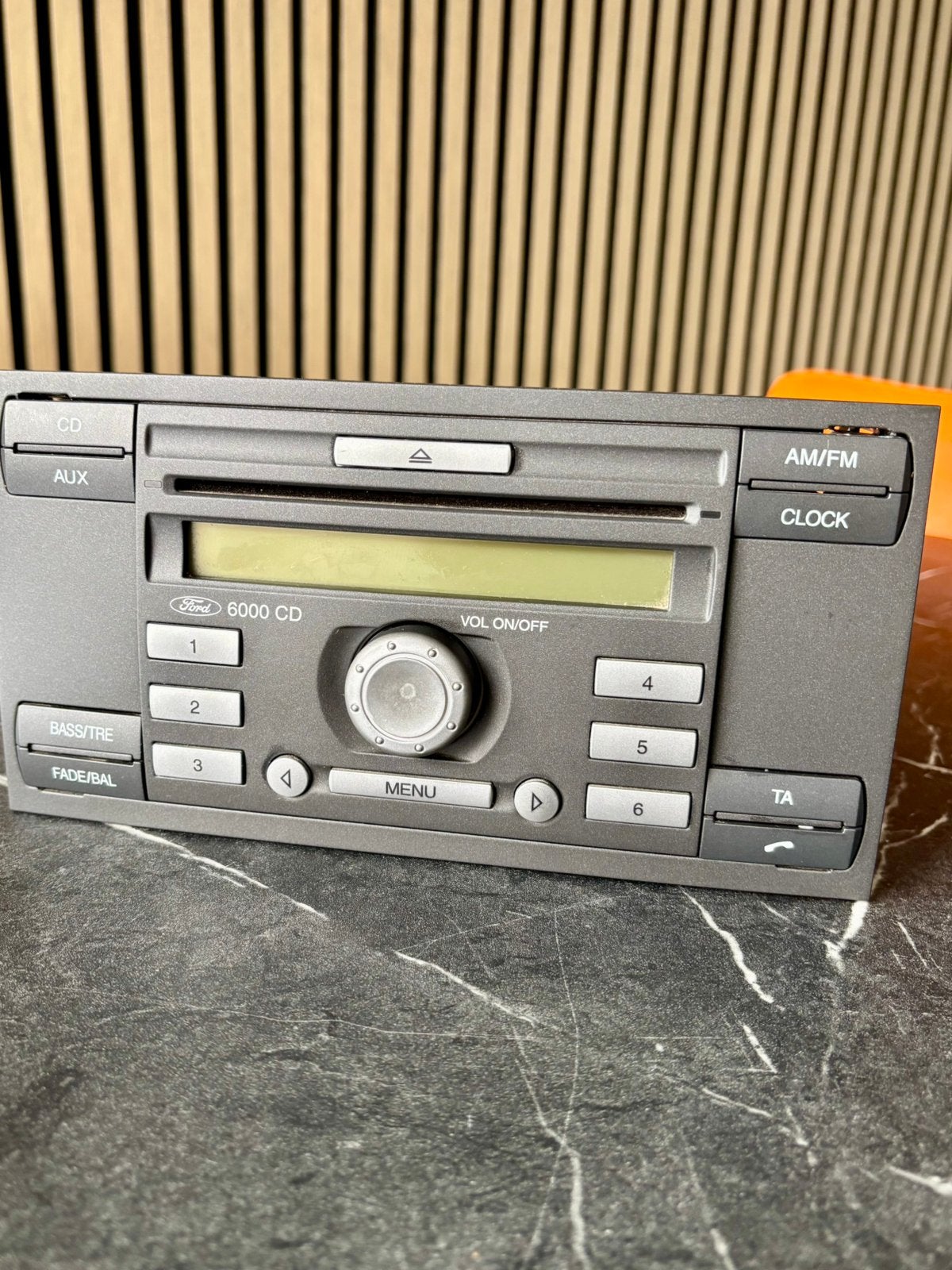 Ford autoradio 6000 met code, Ophalen of Verzenden, Gebruikt