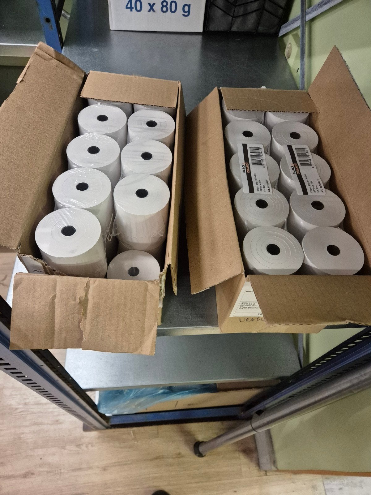 2x Kassarollen 80mm x 75m - Thermo Rollen (20 stuks), Ophalen of Verzenden
