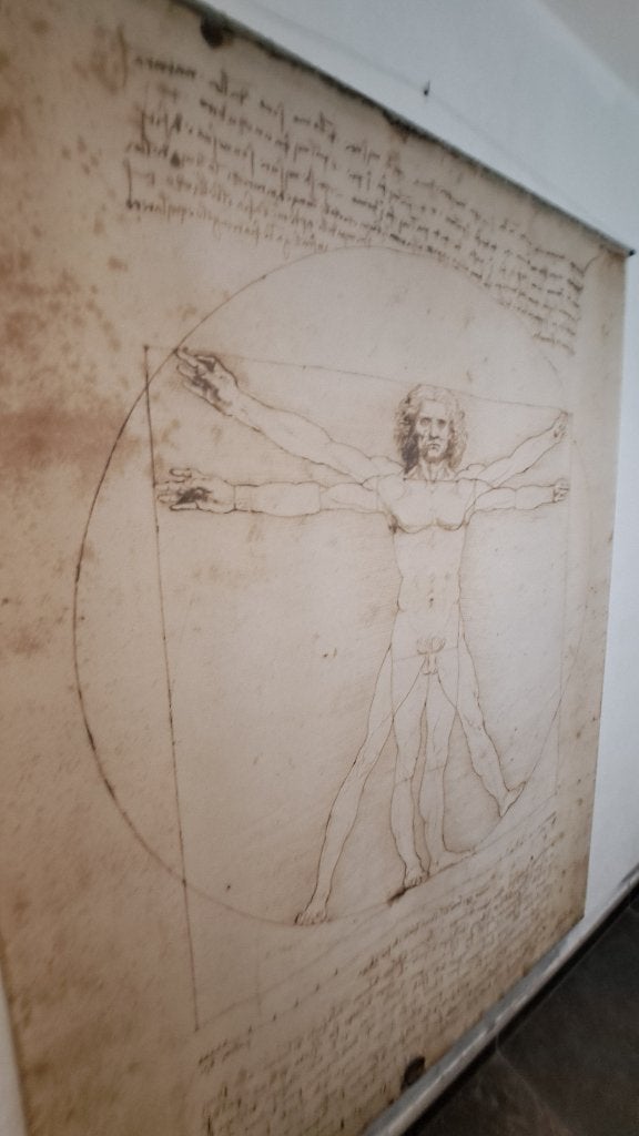 Leonardo Da Vinci  op doek, Ophalen