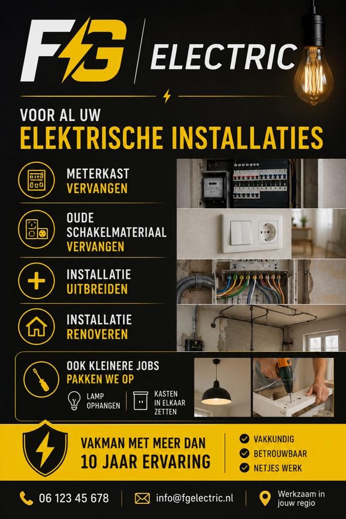 Elektricien, Ophalen