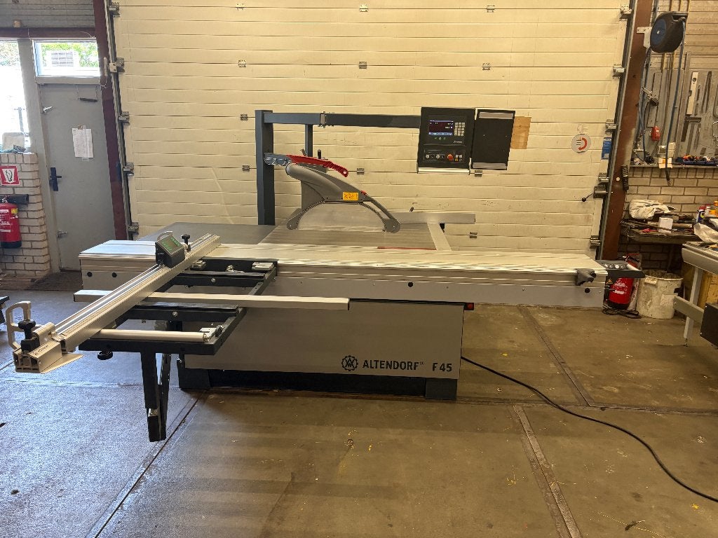 Altendorf F45 EVO-Drive formaatzaag, Altendorf martin scm robland felder hammer, 70 mm of meer, Overige typen, Ophalen of Verzenden