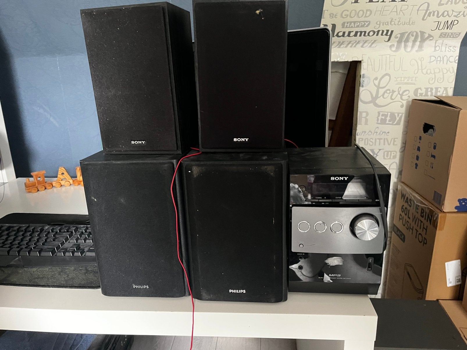 Partij speakers met torentje., Ophalen, Speakers