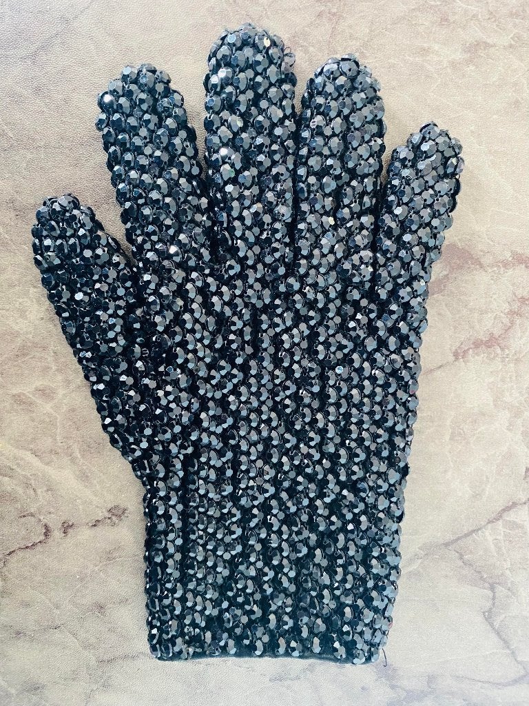 Nieuw - Michael Jackson pro glitter handschoen zwart, Hobby en Vrije tijd, Ophalen of Verzenden, Nieuw