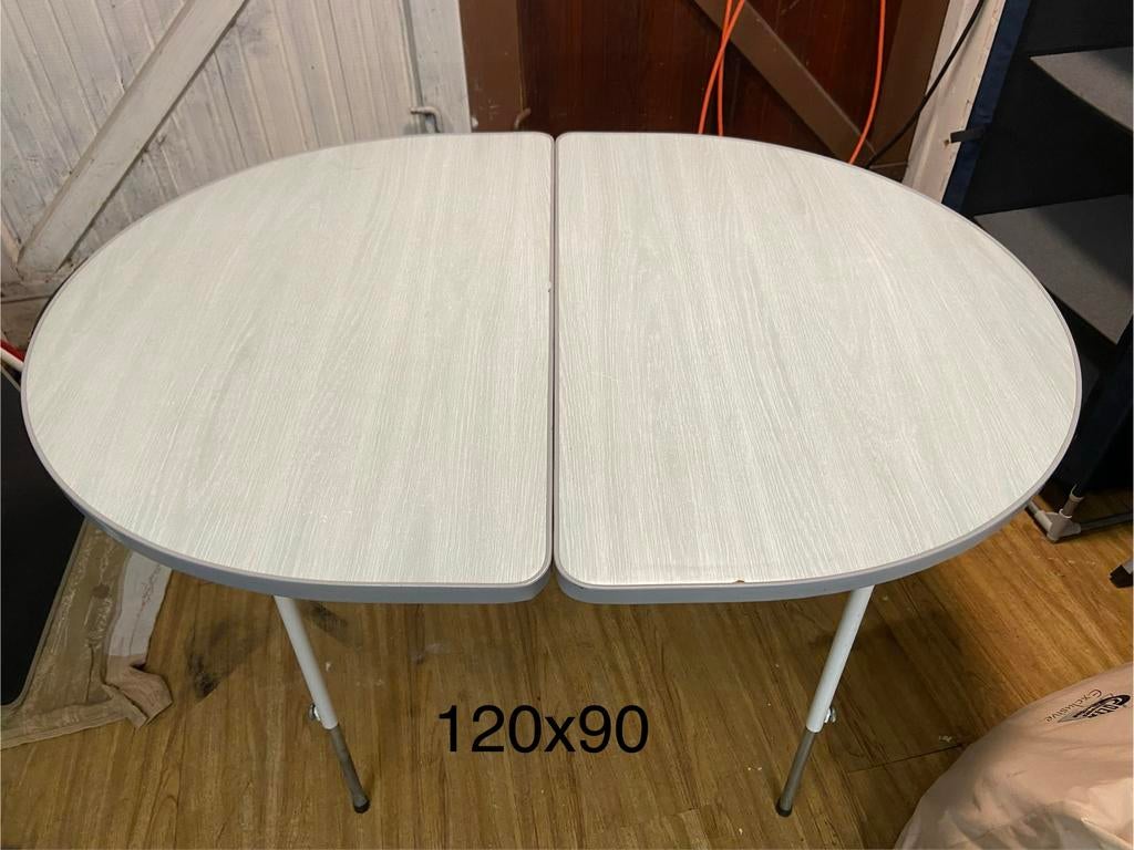 Mooie inklapbare tafel 120x90, Ophalen, Zo goed als nieuw, Campingtafel