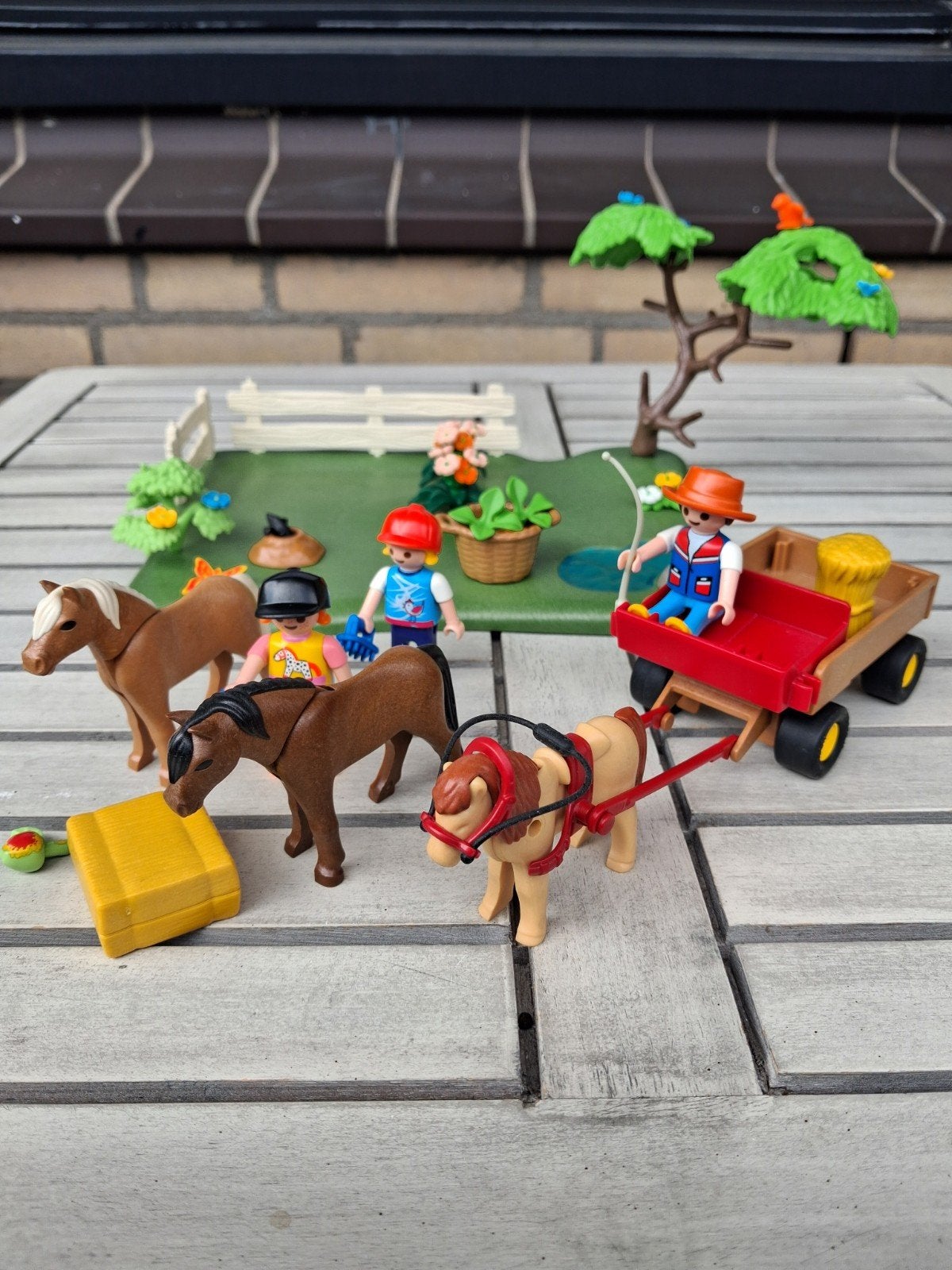 Playmobil Paarden en Boerenleven Set - Zo goed als nieuw, Complete set, Overige typen, Ophalen of Verzenden, Zo goed als nieuw