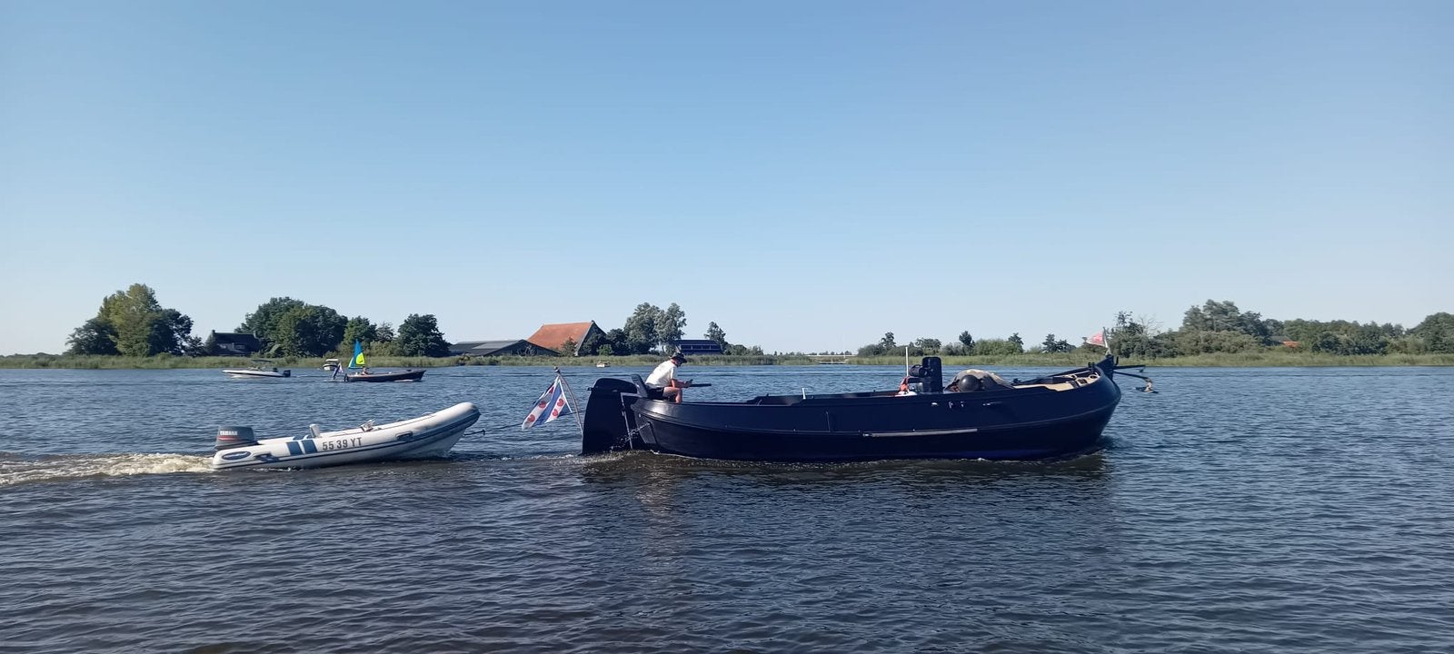 Lemsteraak/visserman 10.05., Watersport en Boten, Ophalen of Verzenden, Zo goed als nieuw, Aluminium, Diesel