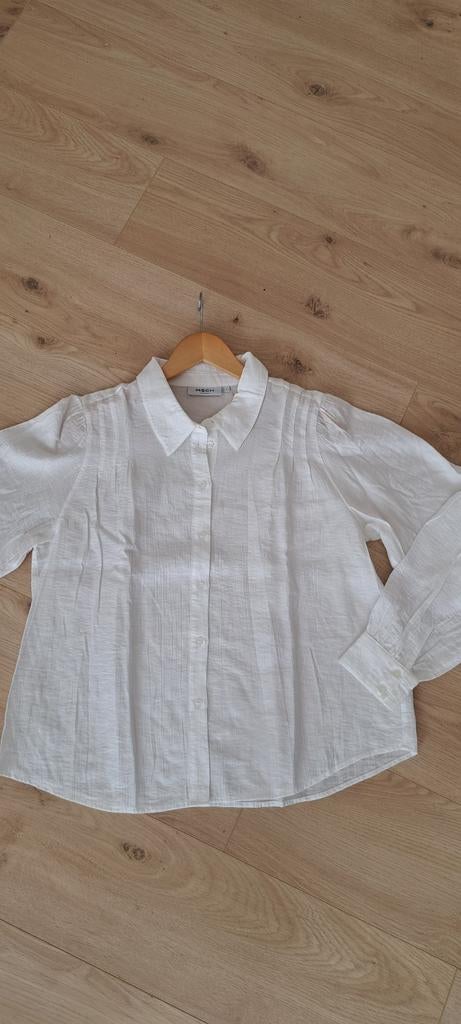 Witte MSCH Copenhagen blouse maat L, Wit, Maat 42/44 (L), Ophalen of Verzenden, Zo goed als nieuw