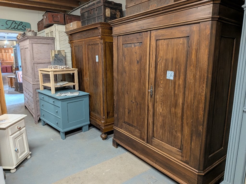 Demontabele antieke houten kast, Huis en Inrichting, Kasten | Kledingkasten, Ophalen, Gebruikt, 50 tot 75 cm