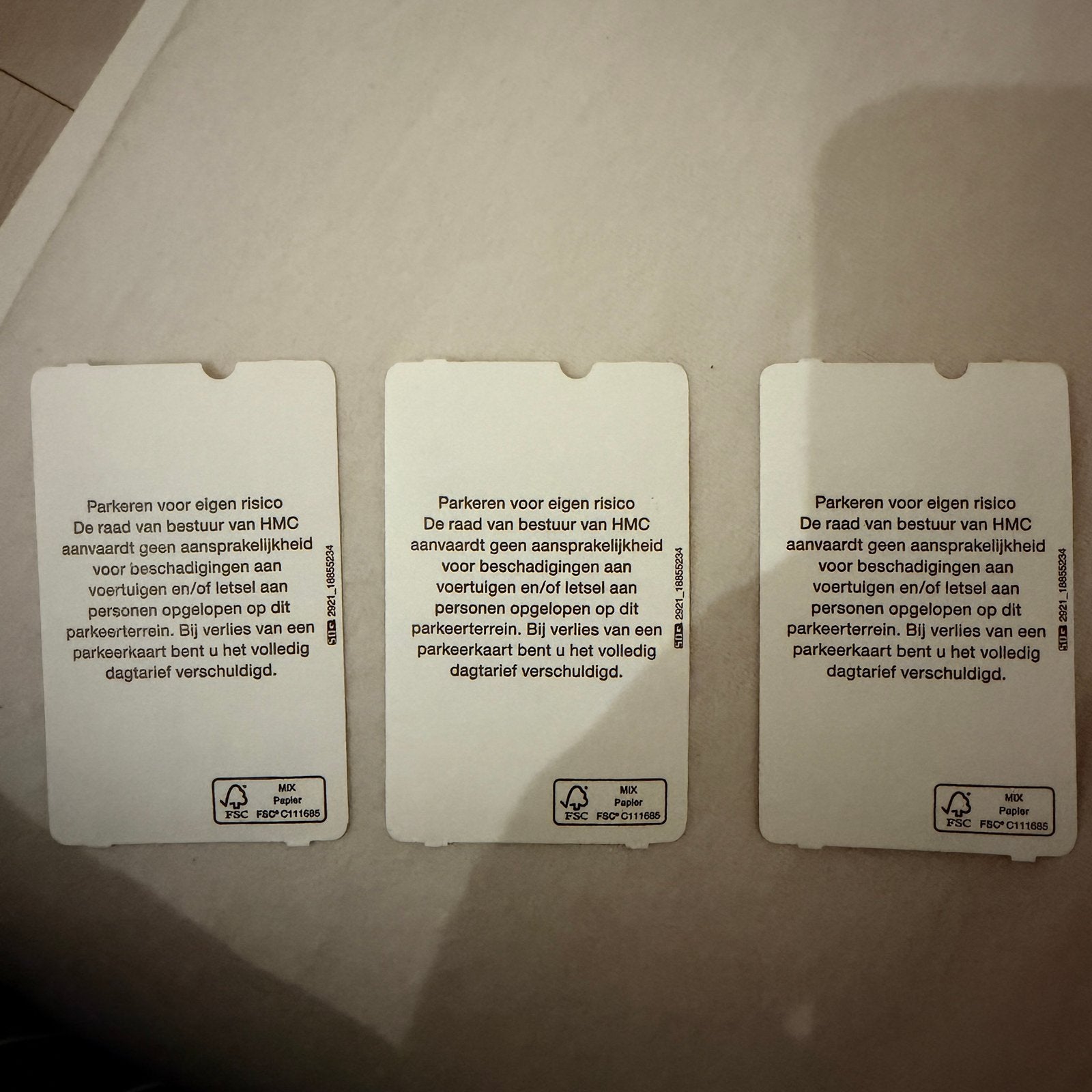 Parkeerkaart, Tickets en Kaartjes, Eén persoon, Overige typen