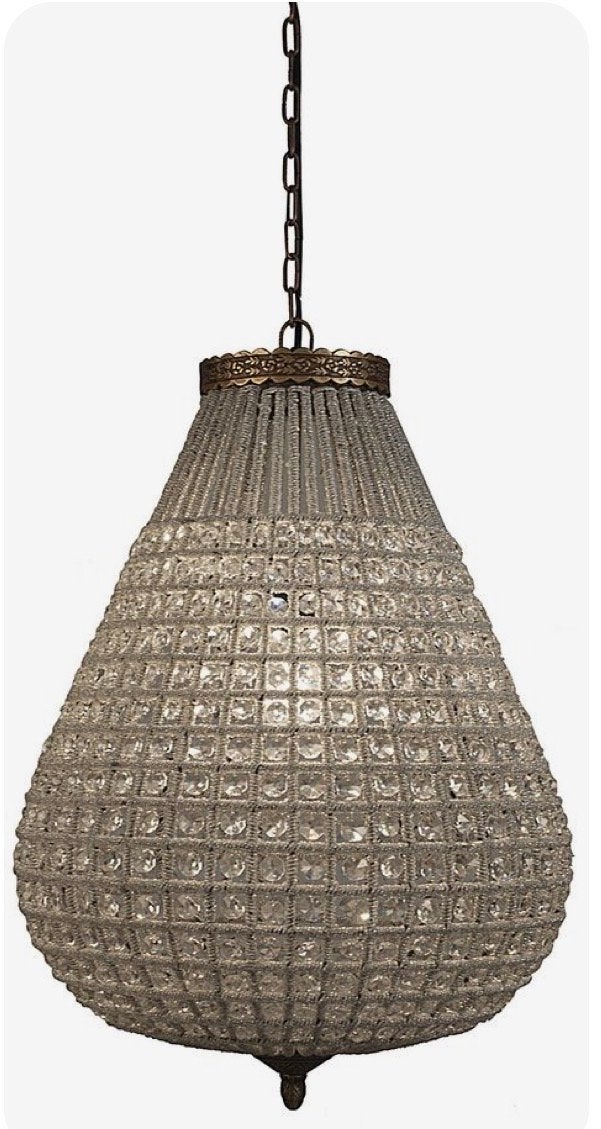2 Moderne Kristallen Hanglampen - Rofra Home, Huis en Inrichting, Ophalen, Zo goed als nieuw, Glas