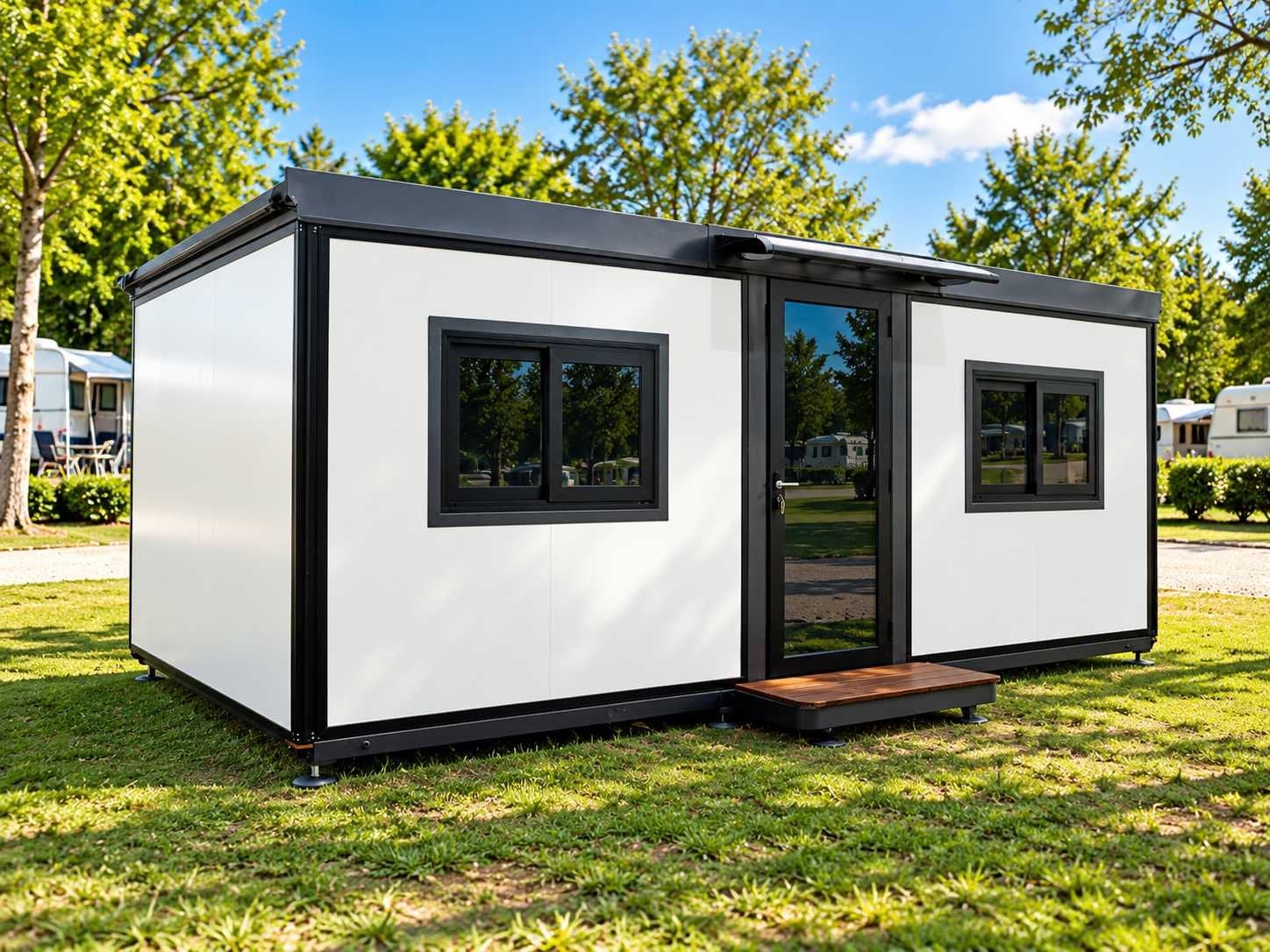 2026 Rhino Houses 23 m2 Mobiele Woonunit/Kantoorunit met bad