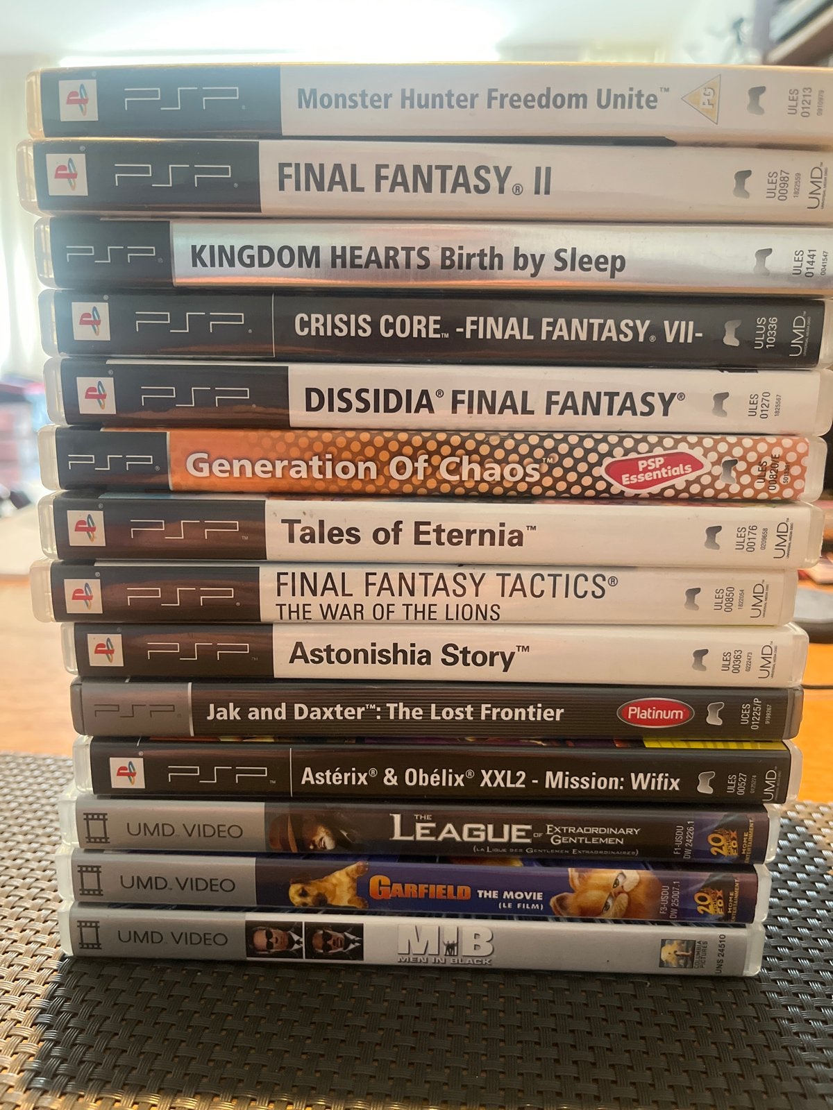 PSP Games en UMD Films: Final Fantasy, Monster Hunter, MIB, Gebruikt, 1 speler, Ophalen of Verzenden, Role Playing Game (Rpg)