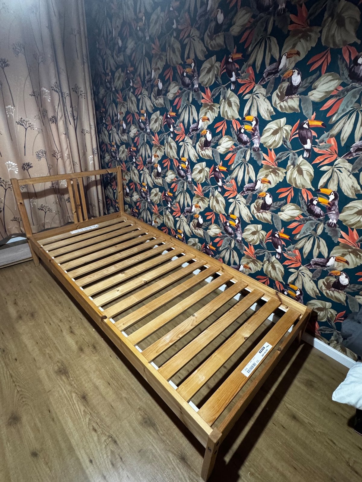 IKEA Eenpersoonsbed met lattenbodem, Ophalen, Gebruikt, 90 cm, 200 cm