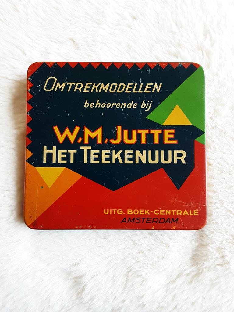 HET TEEKENUUR , W.M.JUTTE. C.A. 1925., Ophalen of Verzenden, Gebruikt, Overige