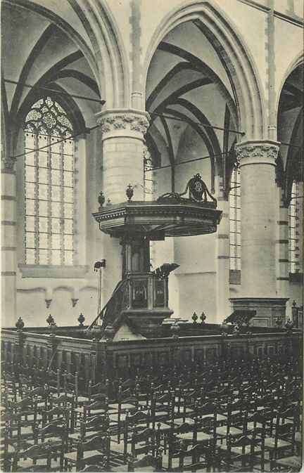 301-392-027 Brielle St Catharinakerk, Verzenden, Voor 1920, Zuid-Holland