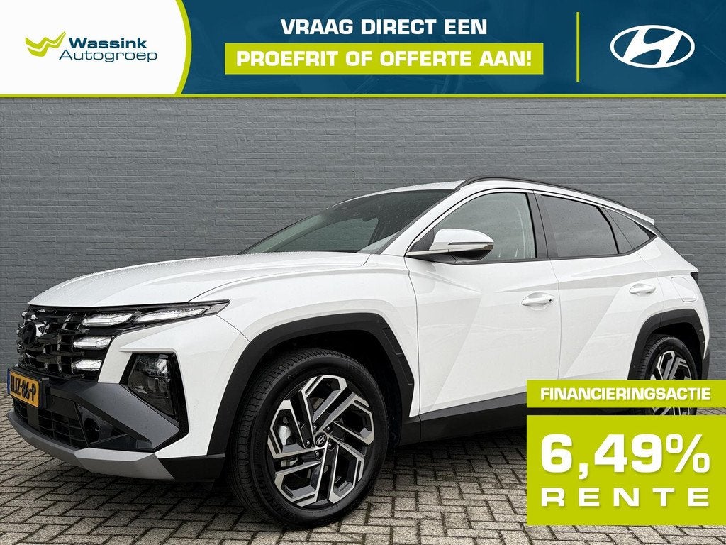 Hyundai Tucson New 1.6 T-GDi PHEV 252pk 2WD Aut Comfort Smar, Auto's, 4 cilinders, Wit, Bedrijf, Hybride Elektrisch/Benzine