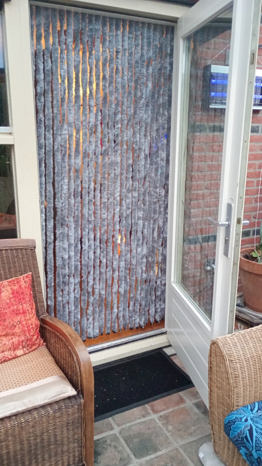 Praxis Kattenstaart Insectengordijn - Grijs, Ophalen, Gebruikt, Overige merken, Vliegengordijn