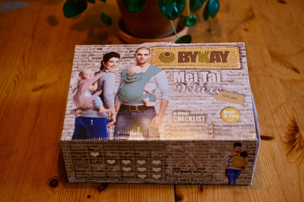 ByKay Mei Tai Deluxe Draagzak - Nooit gebruikt, Overige merken, Buik of Rug, Ophalen of Verzenden, Zo goed als nieuw