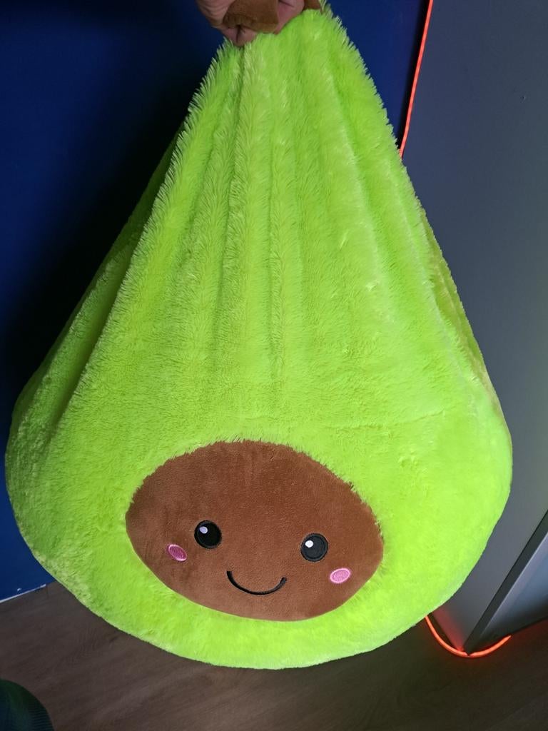 Reuze Avocado Knuffel/kussen, Kinderen en Baby's, Speelgoed | Knuffels en Pluche, Ophalen