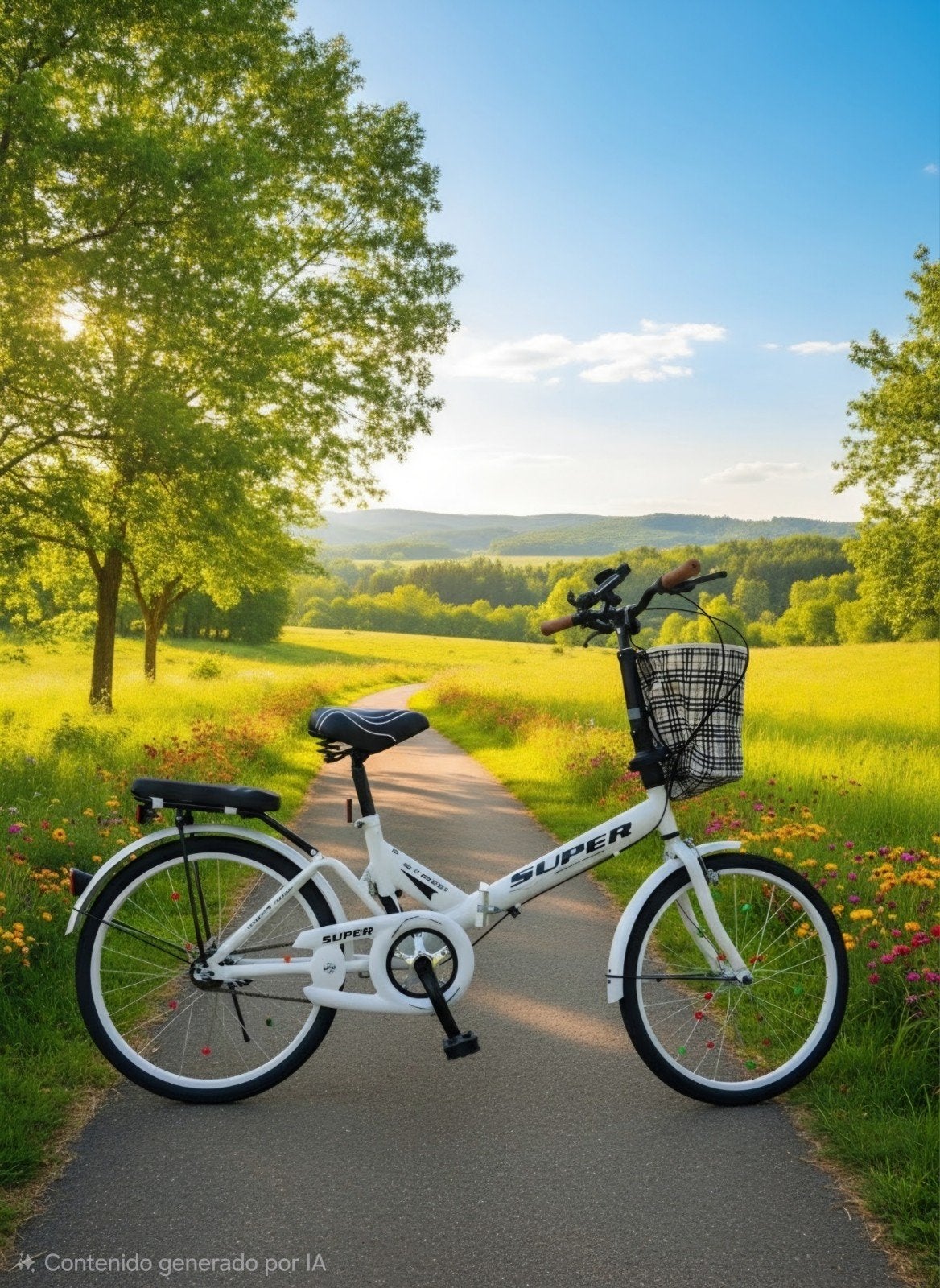 Nieuwe Opvouwbare Fiets - Zwart, Wit, Blauw, Ophalen of Verzenden, Nieuw